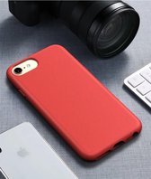 Voor iPhone7 & 8 Starry Series schokbestendig rietje + TPU beschermhoes (rood)
