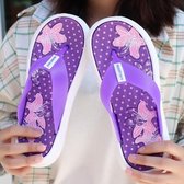 Romantic Cherry Blossom lichtgewicht en comfortabele slippers voor dames (kleur: paars, maat: 36)