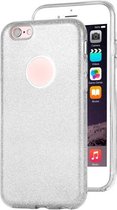 Voor iPhone 6 TPU Glitter All-inclusive beschermhoes (zilver)