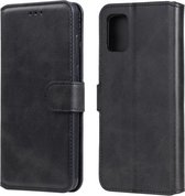 Voor Samsung Galaxy A71 5G Klassieke Kalfsstructuur PU + TPU Horizontale Flip Leren Case, met Houder & Kaartsleuven & Portemonnee (Zwart)