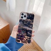 IMD Stars River Marble Pattern schokbestendige TPU beschermhoes voor iPhone 12/12 Pro (A6)