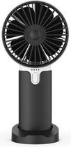 Desktop draagbare handheld mini stille ventilator, kleur: X2 zwart