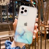 IMD Straight Edge Dreamy Watercolor Pattern Shockproof TPU beschermhoes voor iPhone 11 Pro Max (A7)