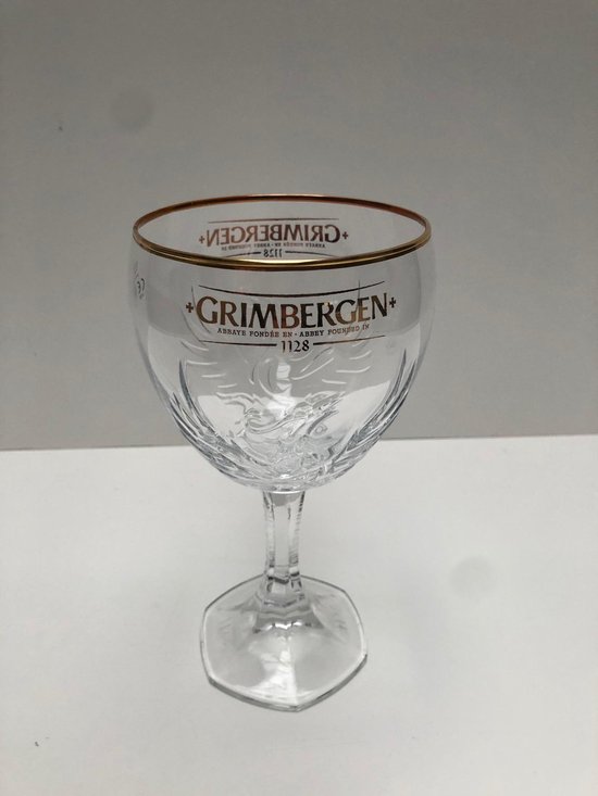 Grimbergen bierglas op voet 1x 50cl bier glas glazen bierglazen bokalen  bokaal | bol.com