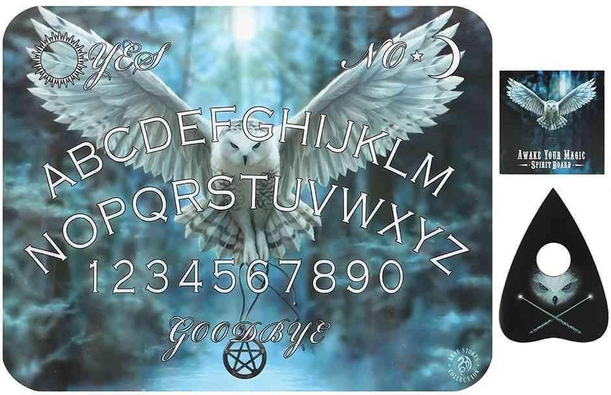 Ouijabord / spiritbord – Awake Your Magic – dessin van Anne Stokes