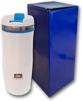 Thermofles wit 350ml - Travelmug - Thermobeker to go