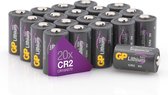 Piles GP Extra Lithium CR2 3V Pile CR17355 - 20 pièces, dans un emballage sans plastique