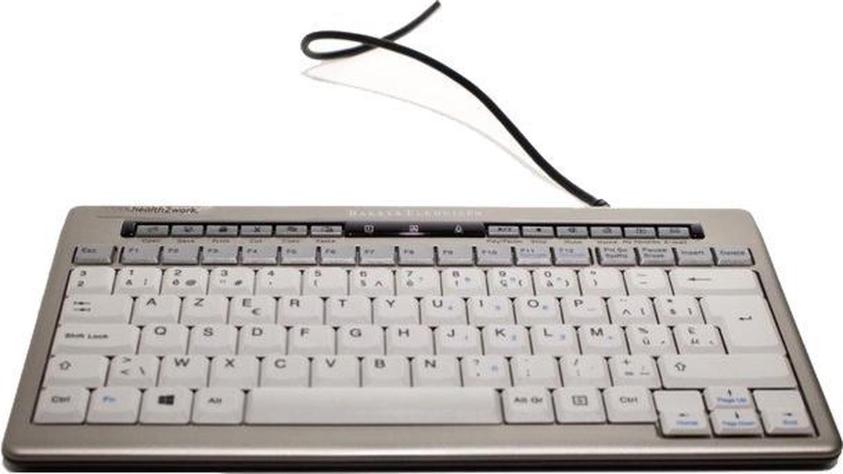 BakkerElkhuizen S-board 840 clavier USB Anglais Gris | bol.com