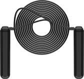 Huncho – Basic Skipping Rope – Springtouw – Springtouw volwassenen– Springtouw kinderen - Fitness springtouw – Zwart