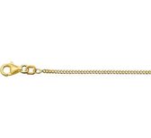 N-joy trendstyle Geelgouden collier met gourmet schakel 4345 lente 60 cm