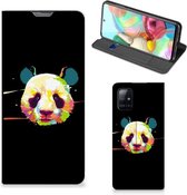 Hoesje ontwerpen Geschikt voor Samsung Galaxy A71 Telefoontas Sinterklaas Cadeautje Panda Color
