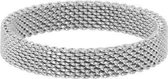 iXXXi Jewelry - Vulring - Mesh - Zilverkleurig - 4mm - maat 21