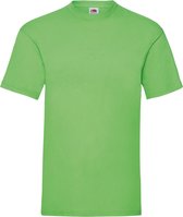 Fruit Of The Loom Heren Valueweight T-shirt met korte mouwen (Lime)