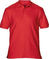 Gildan Heren Premium Katoen Sport Dubbele Pique Polo Shirt (Rood)