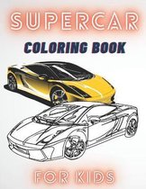 Supercar Coloring Book For Kids