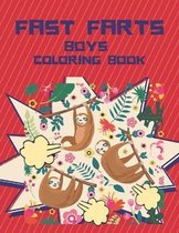 Fast Farts Boys Coloring Book