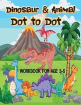 Dinosaur Dot to Dot Workbook age 3 to 5