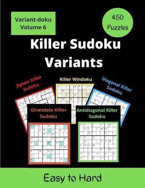 Killer Sudoku Variants Somatomint 9798653108204 Boeken 5688