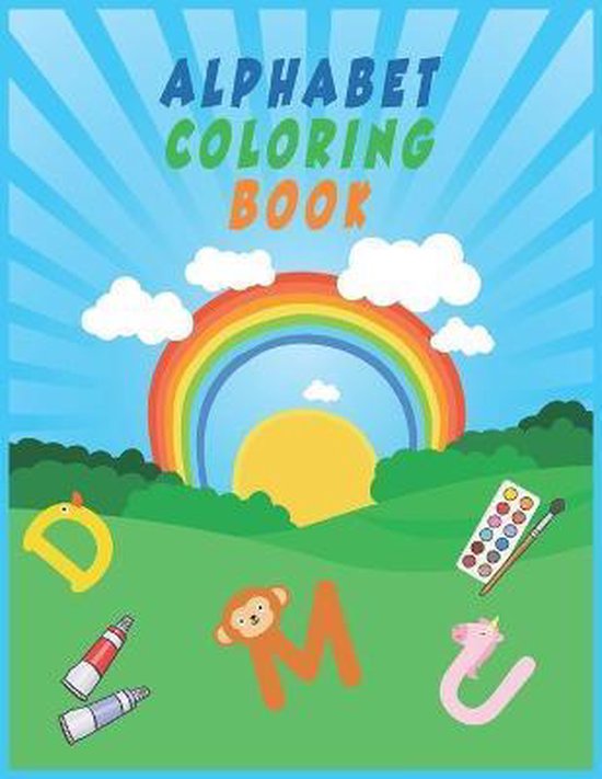 Alphabet Coloring Book - cover
