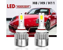 H8 | H9 | H11 LED lampen (set 2 stuks) CANbus Geschikt 6000k Helder Wit 8000LM IP68 72 Watt , Vintic , Motor / Auto / Scooter / Dimlicht / Grootlicht / Koplampen / Auto / Autolamp / Autolampen / Lamp / Car Light / Valentijn voor hem