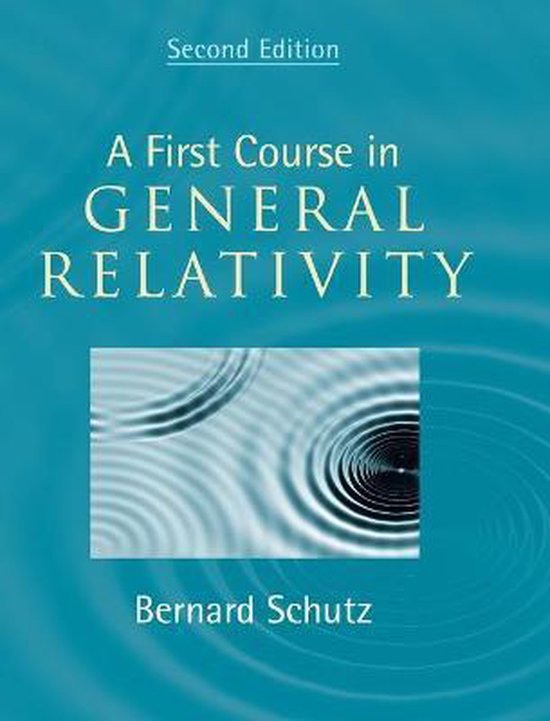 First Course In General Relativity - cover