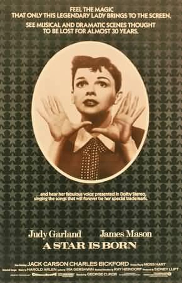 Catch Projecten Klassieke filmposter - A Star Is Born Kleur