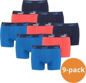 Puma Boxershorts Blue Red 9-pack