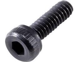 TOOLCRAFT M2 x 6mm TO-5661774 Cilinderschroeven M2 6 mm Binnenzeskant (inbus) DIN 912 ISO 4762 Staal 100 stuk(s)