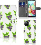 Telefoonhoesje met foto Geschikt voor Samsung Galaxy A71 GSM Cover Cadeau ideeen Druiven