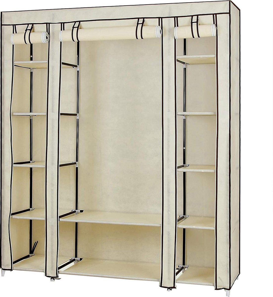 Armoire SONGMICS, armoire pliante XXL , armoire en tissu avec tringle et 3 portes...
