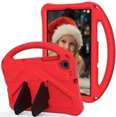 Voor Samsung Galaxy Tab A 10.1 (2019) T510 EVA Flat Anti Falling beschermhoes Shell met houder (rood)