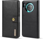 Voor Huawei Mate 30 DG.MING Crazy Horse Texture Flip Afneembare Magnetische Leren Case met Houder & Kaartsleuven & Portemonnee (Zwart)