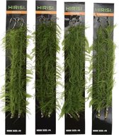 karper onderlijnen - bushy weed rigs - karpervissen - 2  stuks