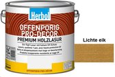 Herbol Offenporig Pro Decor - Beits - Hoogwaardige beits - 2 in 1 ( grond en eindlaag) - Lichte Eik - 2,50 l