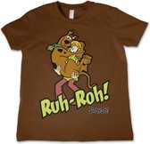ScoobyDoo Kinder Tshirt -XS- Ruh-Ruh Bruin
