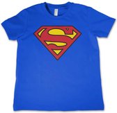 DC Comics Superman Kinder Tshirt -S- Shield Blauw