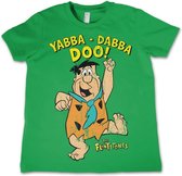 The Flintstones Kinder Tshirt -XS- Yabba-Dabba-Doo Groen