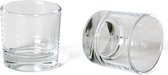 18x Stuks shotglazen/likeurglazen transparant 40 ml - Glazen - Shotjes/borrelglaasjes