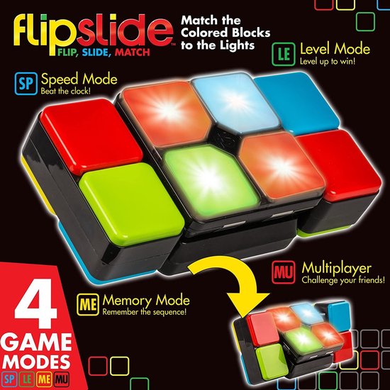 Thumbnail van een extra afbeelding van het spel Moose Games - Flipside - Elektronisch Handheld-spel