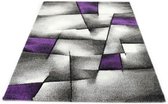 Flycarpets Kristal Modern Vloerkleed - 200x290cm - Paars