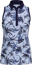 UA Zinger Slvls Novelty Polo-Isotope Blue / Midnight Navy /