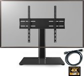 PALMAT® PT4200114 Essential - Tafelmodel - Tv Standaard- Inclusief 10mm Geharde Glazen - Voetdikte 10 mm -23-50 Inch