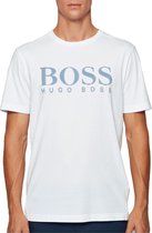 Hugo Boss Hugo Boss Coloured Logo T-shirt - Mannen - wit
