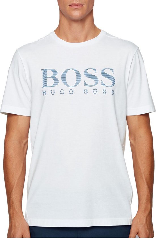 Hugo Boss Hugo Boss Coloured Logo T-shirt - Mannen - wit | bol