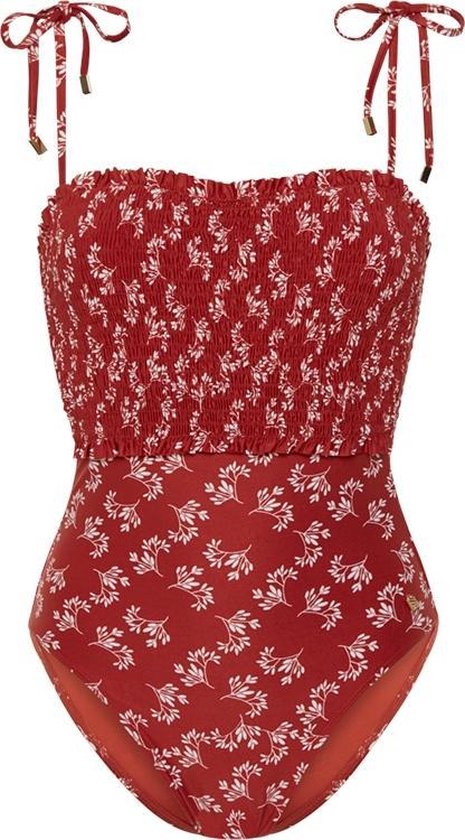 Beachlife Little Leaves Smock badpak met beugel Dames - Maat 38C