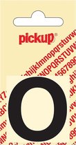 Pickup plakletter Helvetica 40 mm - zwart O