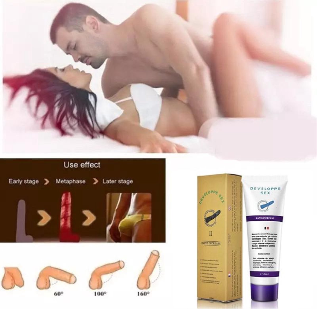 Goedkoopste Penis Groei Olie - Developpe Sex - Rapid Increase - Langer en Sterker 50ML