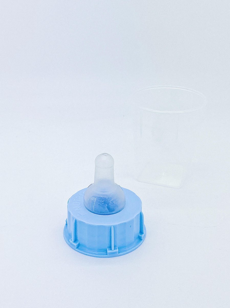 Cair Drie-Standenspeen Prematuur, met blauwe ring - Steriel Verpakt 10 stuks