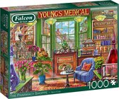 Falcon puzzel The Pharmacy Shoppe - Legpuzzel - 1000 stukjes - Multicolor