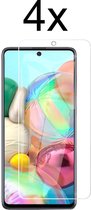 Samsung A02S screenprotector - Beschermglas Samsung Galaxy A02S Screen protector glas - 4 stuks